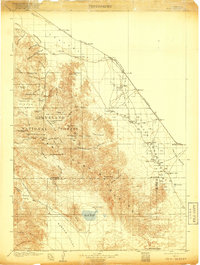 Indio 1904 topographic map preview