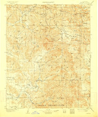 Kaweah 1909 topographic map thumbnail