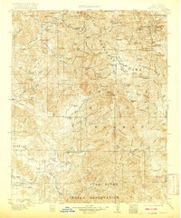 Kaweah 1909 topographic map thumbnail