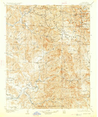 Kaweah 1909 topographic map thumbnail