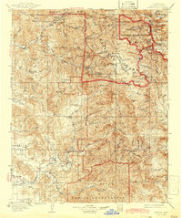 Kaweah 1909 topographic map thumbnail
