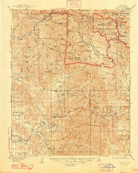 Kaweah 1909 topographic map thumbnail