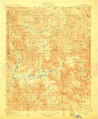 Kernville 1908 topographic map preview