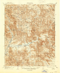 Kernville 1908 topographic map thumbnail