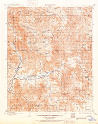 Kernville 1908 topographic map thumbnail