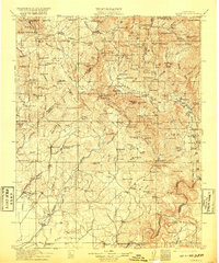 Mariposa 1912 topographic map thumbnail