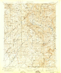 Mariposa 1912 topographic map thumbnail