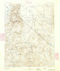 Markleeville 1891 topographic map thumbnail