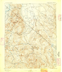 Markleeville 1893 topographic map thumbnail