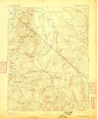 Markleeville 1893 topographic map thumbnail