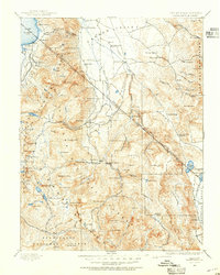 Markleeville 1889 topographic map thumbnail