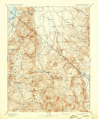 Markleeville 1893 topographic map thumbnail