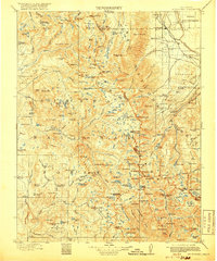 Mt. Goddard 1912 topographic map thumbnail