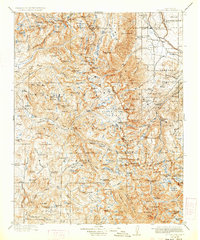 Mt. Goddard 1912 topographic map thumbnail