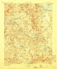 Mt. Lyell 1901 topographic map thumbnail
