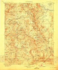 Mt. Lyell 1901 topographic map thumbnail