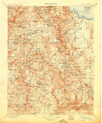 Mt. Lyell 1901 topographic map thumbnail