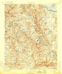 Mt. Lyell 1901 topographic map thumbnail