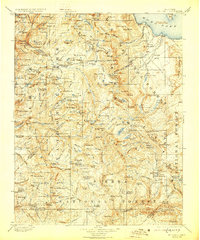 Mt. Lyell 1901 topographic map preview