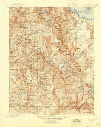 Mt. Lyell 1901 topographic map preview