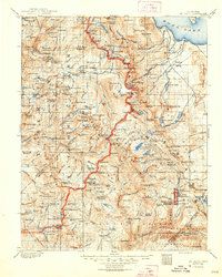 Mt. Lyell 1901 topographic map preview