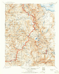 Mt. Lyell 1901 topographic map thumbnail