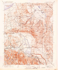 Mt. Morrison 1914 topographic map preview
