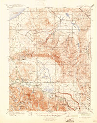 Mt. Morrison 1914 topographic map preview