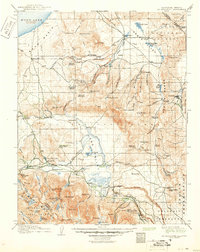 Mt. Morrison 1914 topographic map thumbnail