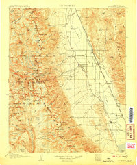 Mt. Whitney 1907 topographic map thumbnail
