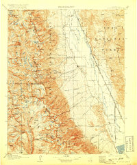 Mt. Whitney 1907 topographic map thumbnail