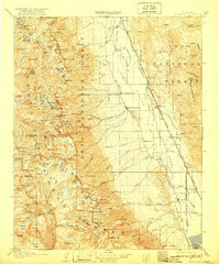 Mt. Whitney 1907 topographic map thumbnail