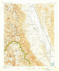 Mt. Whitney 1907 topographic map thumbnail