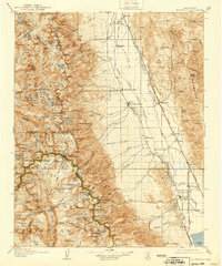 Mt. Whitney 1907 topographic map thumbnail