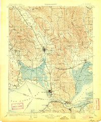 Napa 1902 topographic map thumbnail