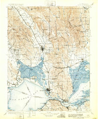 Napa 1902 topographic map thumbnail