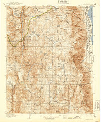 Olancha 1907 topographic map thumbnail