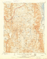 Olancha 1907 topographic map thumbnail