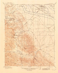 Panoche 1913 topographic map thumbnail