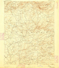 Placerville 1892 topographic map thumbnail