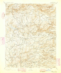 Placerville 1893 topographic map preview