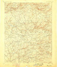 Placerville 1893 topographic map preview