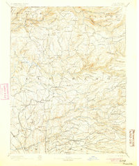 Placerville 1893 topographic map preview