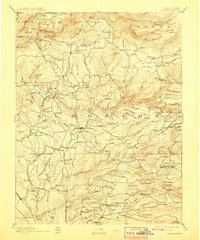 Placerville 1893 topographic map preview