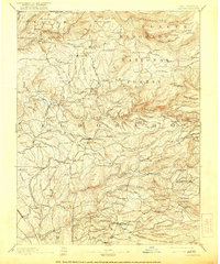 Placerville 1893 topographic map preview