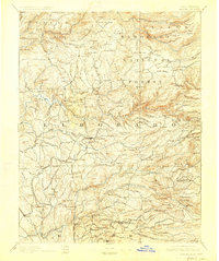 Placerville 1893 topographic map preview