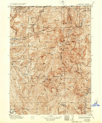 Preston Peak 1922 topographic map thumbnail