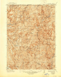Preston Peak 1922 topographic map thumbnail
