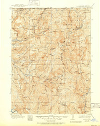 Preston Peak 1922 topographic map thumbnail