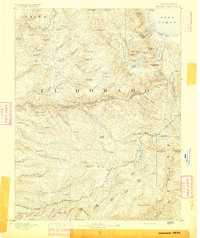 Pyramid Peak 1891 topographic map thumbnail
